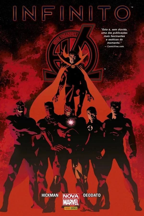 Capa de Novos Vingadores: Infinito