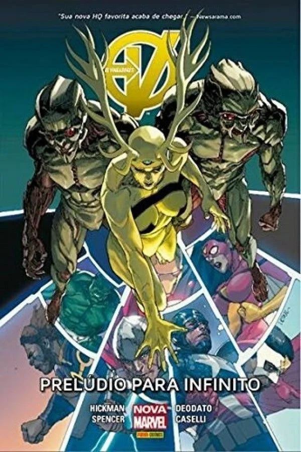 Capa de Vingadores: Prelúdio Para Infinito