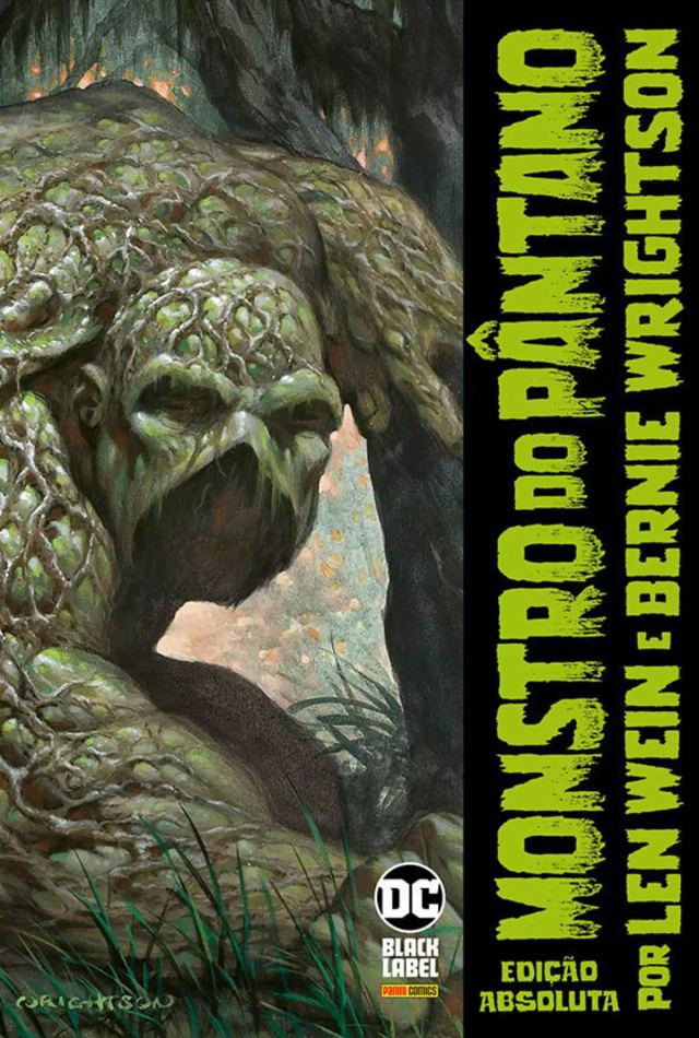 Capa de Monstro Do Pântano Por Lein Wein E Bernie Wrightson - Edição Absoluta