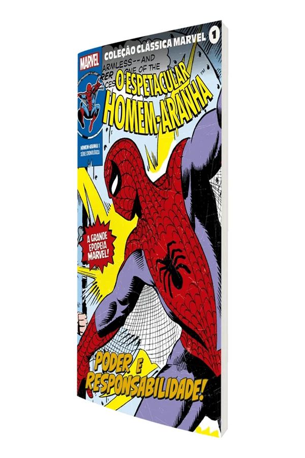 Capa de Coleção Clássica Marvel Vol. 1 - Homem-Aranha Vol. 1