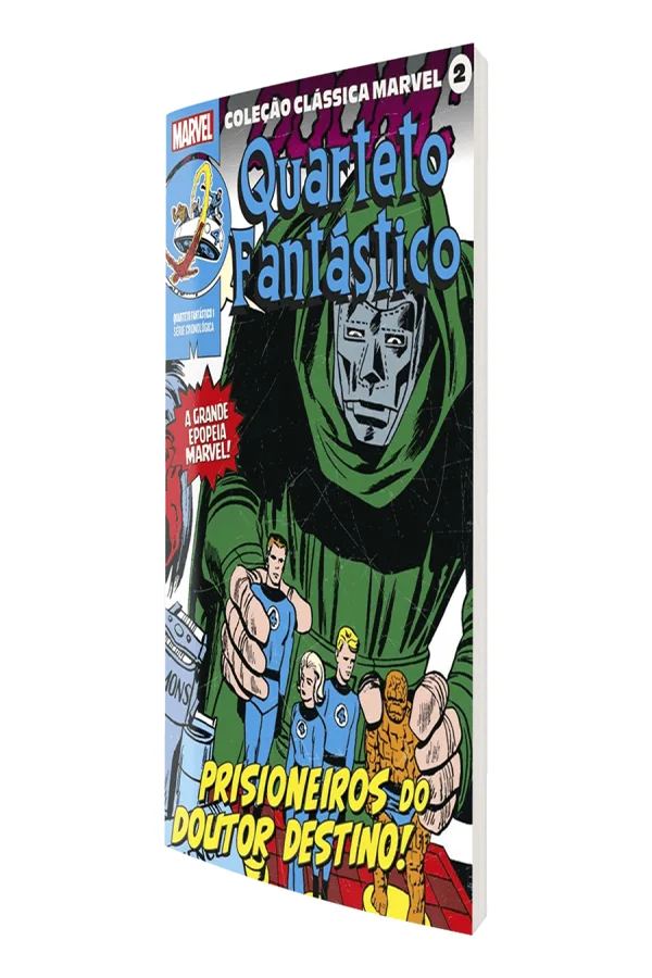Capa de Coleção Clássica Marvel Vol. 2 - Quarteto Fantástico Vol. 1