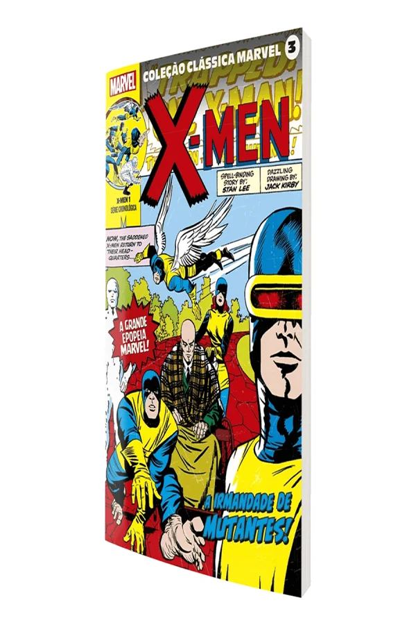 Capa de Coleção Clássica Marvel Vol. 3 - X-Men Vol. 1