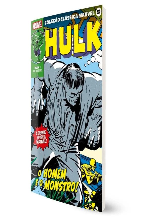 Capa de Coleção Clássica Marvel Vol. 5 - Hulk Vol. 1
