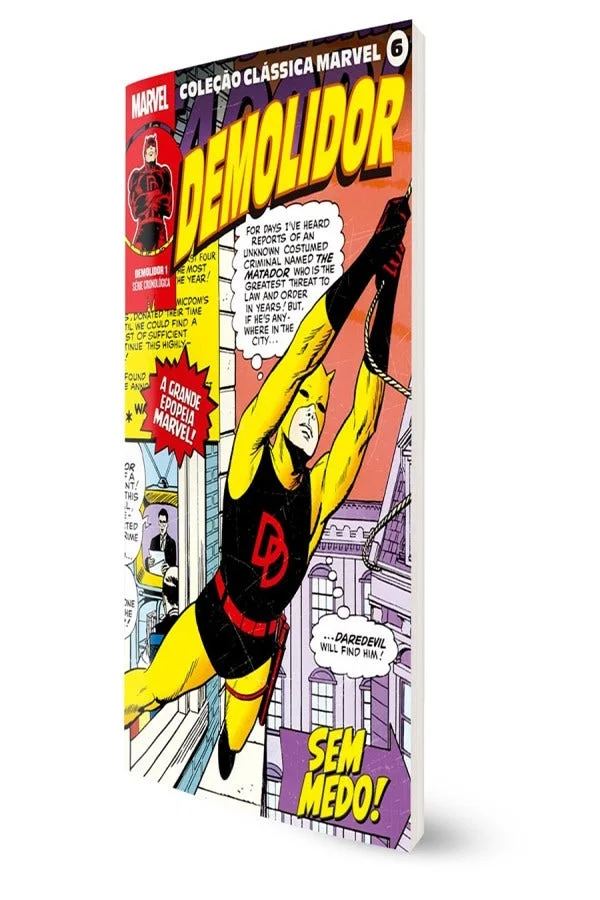 Capa de Coleção Clássica Marvel Vol. 6 - Demolidor Vol. 1