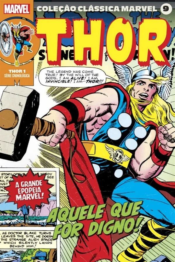 Capa de Coleção Clássica Marvel Vol. 9 - Thor Vol. 1