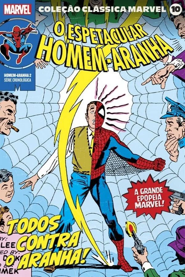 Capa de Coleção Clássica Marvel Vol. 10 - Homem-Aranha Vol. 2