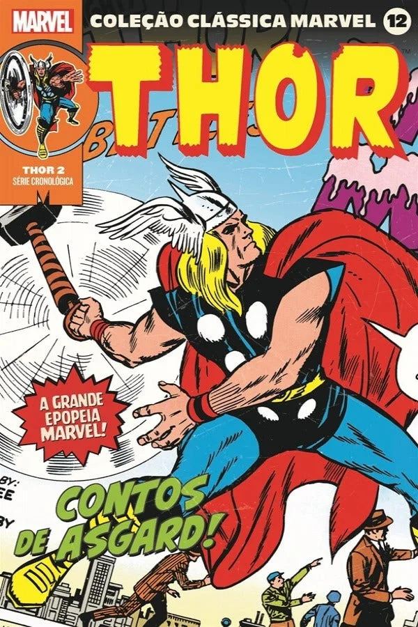 Capa de Coleção Clássica Marvel Vol. 12 - Thor Vol. 2