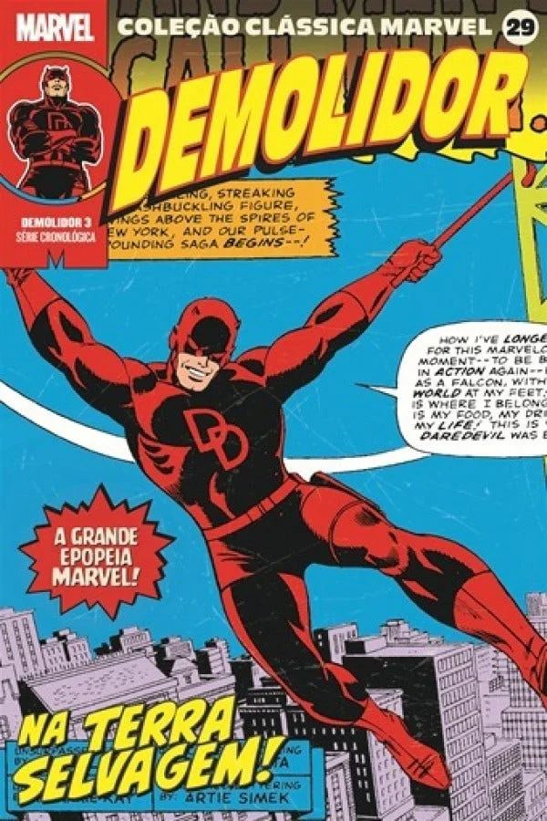 Capa de Coleção Clássica Marvel Vol. 29 - Demolidor Vol. 3