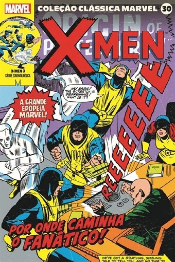 Capa de Coleção Clássica Marvel Vol. 30 - X-Men Vol. 3