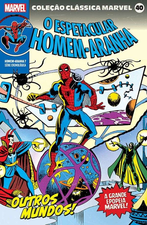 Capa de Coleção Clássica Marvel Vol. 40 - Homem-Aranha Vol. 7