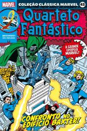 Capa de Coleção Clássica Marvel Vol. 43 - Quarteto Fantástico Vol. 9