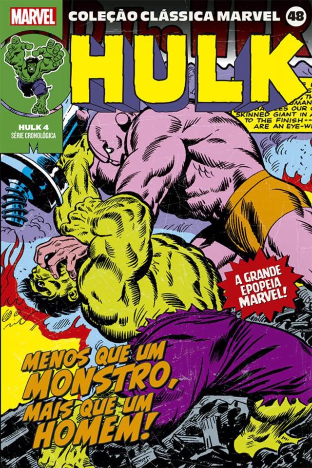 Capa de Coleção Clássica Marvel Vol. 48 - Hulk 04